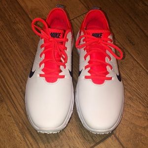 White/Neon Pink Nike Shoes